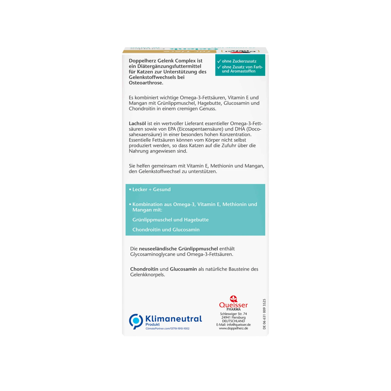 Doppelherz Gelenk Complex Voor Katten - Afbeelding 3