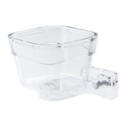 Duvo+ Transparante Eetpot Papegaai