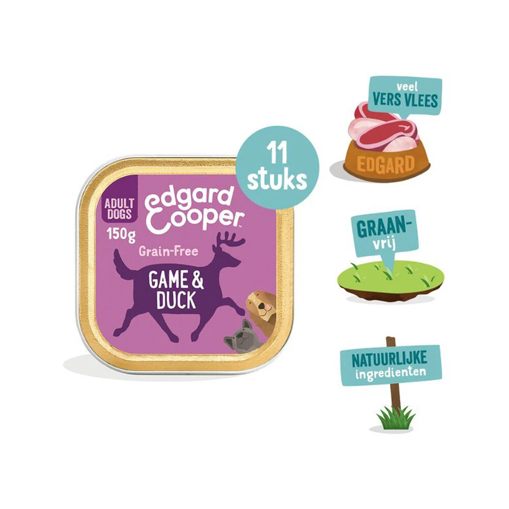 Edgard & Cooper Adult - Wild & Eend - Kuipje - Afbeelding 3