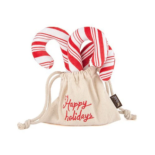 P.L.A.Y. Pet Holiday Classic Pluche - Candy Canes - Afbeelding 2