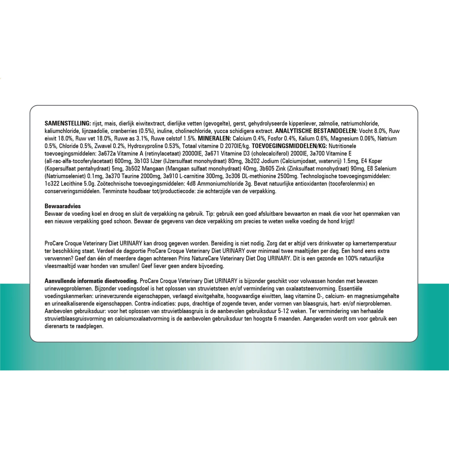 Prins ProCare Croque Urinary Struvite & Calciumoxalate - Afbeelding 8