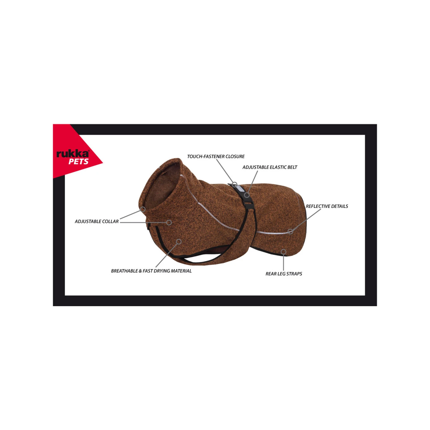 RukkaPets Comfy Knit Jacket - Afbeelding 13